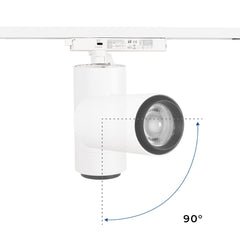Proyector LED para carril Monofasico 35W CCT - ZOOM 20º- 60º - CRI 90