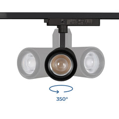 Proyector LED para carril Monofasico 35W CCT - ZOOM 20º- 60º - CRI 90