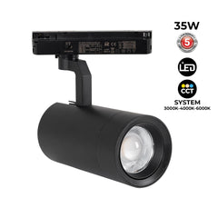 Proyector LED para carril Monofasico 35W CCT - ZOOM 20º- 60º - CRI 90