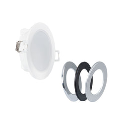 Kit Downlight LED exterior 5W - IP65 - Aro intercambiable - TRIAC regulable - Corte Ø68mm