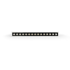 Foco lineal LED empotrable 30W - UGR18 - CRI90 - Chip OSRAM