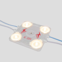 Módulo LED cuadrado para rótulos - 3.6W - 220V AC - IP65 - 165º