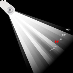 Proyector LED para carril trifásico 36W - CCT - TRIAC regulable - CRI90 - 3300 lm