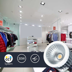 Módulo LED 30W QR111- CCT - Driver externo - 60° - CRI 90