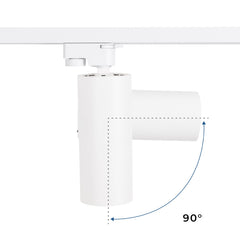 Proyector LED para carril monofásico 20W - CCT - CRI 90 - 1800 lm