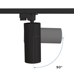 Proyector LED para carril monofásico 20W - CCT - CRI 90 - 1800 lm