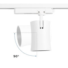 Proyector LED arquitectónico para carril monofásico CCT - 40W - CRI 90