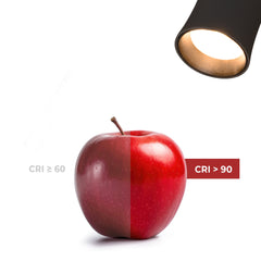 Proyector LED arquitectónico para carril monofásico CCT - 40W - CRI 90