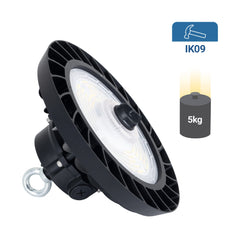 Campana LED UFO industrial 150W - CCT - 170lm/W - Driver LIFUD - IP65 - 10 años garantía