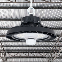 Campana LED UFO industrial 150W - CCT - Con sensor de movimiento - 170lm/W - Driver LIFUD - IP65 - 5 años garantía