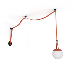 Lámpara configurable "Axia 1" - KIT lámpara bola 12W + cinta textil eléctrica + accesorios