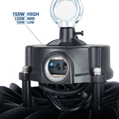 Campana LED UFO industrial 150W - CCT - 170lm/W - Driver LIFUD - IP65 - 10 años garantía