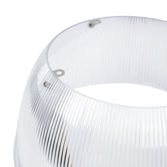 Difusor lumínico de policarbonato para campana LED industrial B8155-200W - B8150-200 - Ángulo 90°