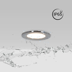 Kit Downlight LED exterior 5W - IP65 - Aro intercambiable - TRIAC regulable - Corte Ø68mm