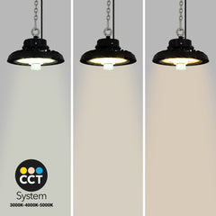 Campana LED UFO industrial 150W - CCT - Con sensor de movimiento - 170lm/W - Driver LIFUD - IP65 - 5 años garantía