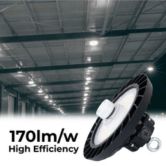 Campana LED UFO industrial 150W - CCT - Con sensor de movimiento - 170lm/W - Driver LIFUD - IP65 - 5 años garantía