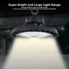 Campana LED UFO industrial 150W - CCT - Con sensor de movimiento - 170lm/W - Driver LIFUD - IP65 - 5 años garantía