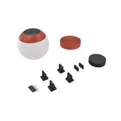 Lámpara configurable "Axia 4" - KIT lámpara bola 12W + cinta textil eléctrica + accesorios