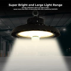 Campana LED UFO industrial 200W - CCT - Con sensor de movimiento - 170lm/W - Driver LIFUD - IP65 - 5 años garantía