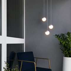 Lámpara colgante LED esférica "ASTRO" - 9W - Luz cálida