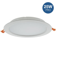 Downlight LED circular empotrable 25W - Uso profesional - Ø190 mm