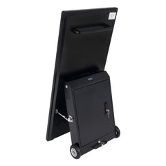 Display publicitario portátil 43'' para interior con ruedas y batería - LCD Full HD
