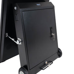 Display publicitario portátil 43'' para interior con ruedas y batería - LCD Full HD