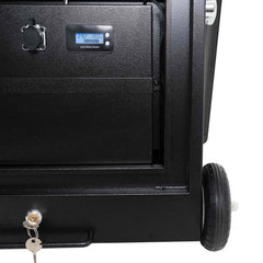 Display publicitario portátil 43'' para interior con ruedas y batería - LCD Full HD