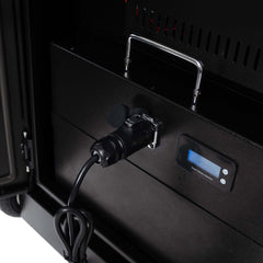 Display publicitario portátil 43'' para interior con ruedas y batería - LCD Full HD