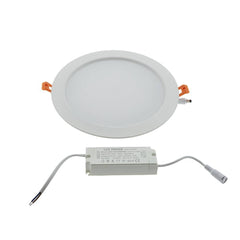 Downlight LED circular empotrable 25W - Uso profesional - Ø190 mm