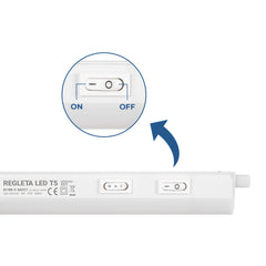 Regleta LED bajo mueble T5 - 8W - CCT - 60 cm - Opal