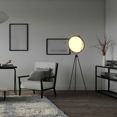Lámpara de pie LED diseño "Eyes" - 26W - Luz cálida