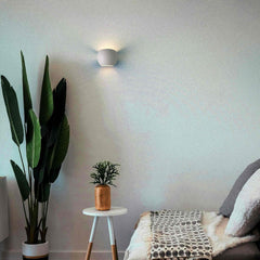 Aplique de pared concreto "Ball" - Up & down - 1 x G9