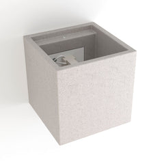 Aplique de pared concreto "Runt" - Up & down - 1 x G9