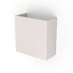 Aplique de pared concreto "Scuad" - Cuadrado - Up & down - 1 x G9