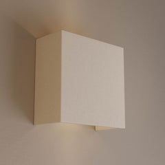 Aplique de pared concreto "Scuad" - Cuadrado - Up & down - 1 x G9