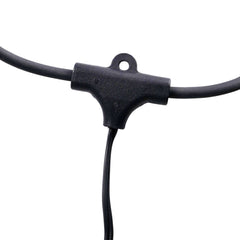 Kit guirnalda luces exterior 11,5 metros + 10 bombillas LED G45/E27 filamento 4W - 2200K - IP44