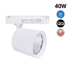 Proyector LED para carril monofásico 40W - Moda y retail