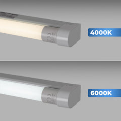 Kit regleta portatubos + tubo LED T8 - 9W - 60cm