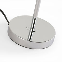 Lámpara de mesa bola cristal triple "ROM" - 3 x E27 - Ø 15cm