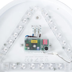 Plafón LED techo 18W - Sensor de sonido + sensor crepuscular - IP44 - Ø26 cm