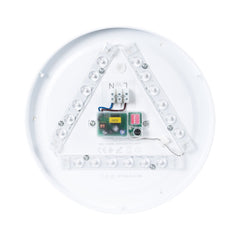 Plafón LED techo 18W - Sensor de sonido + sensor crepuscular - IP44 - Ø26 cm