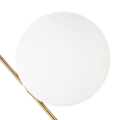 Lámpara de mesa bola cristal "NOLA" - E27 - Ø 25cm