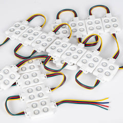 Módulo LED cuadrado para rótulos RGB - 0.96W - 12V DC - IP65 - 120º