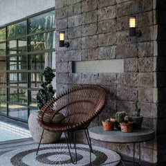 Aplique de pared exterior aluminio "Burno" - IP54 - E27