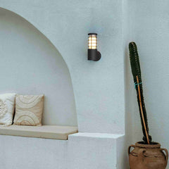Aplique de pared exterior aluminio "Burno" - IP54 - E27