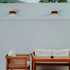 Aplique de pared exterior aluminio "Oriol" - IP44 - R7S
