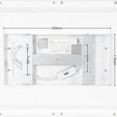Panel LED de superficie CCT 36W - 120 x 30 cm - 135lm/W - IP20