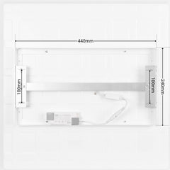 Panel LED de superficie CCT 36W - 60x60 cm - 135lm/W - IP20