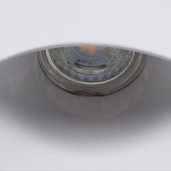 Aplique de pared empotrable circulo de escayola "MUR" - Ø 25cm - GU10 - Trimless/ Integración